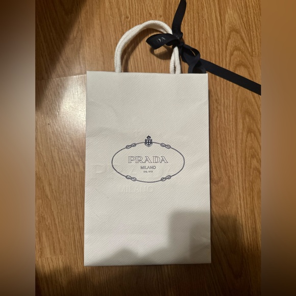 Prada Accessories - Prada White Gift Bag